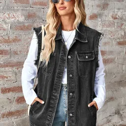 StyleCast Women Longline Tailored Jacket-image-55