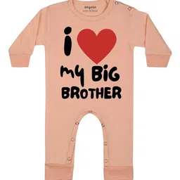 Arvesa I Lobe My Big Brother Printed Bodysuit-image-74