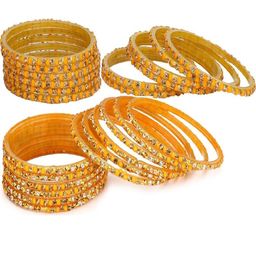 1ST TIME Yellow Alloy Bangle-41