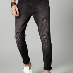LINARIA Men Classic Mildly Distressed Light Fade Regular Fit Jeans-image-86