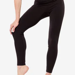 Domyos By Decathlon Women Relaxed Fit Mid- Rise Ankle Length Tights-picture-25