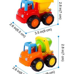 Fiddlerz Friction Powered Mini Construction Vehicles Pack of 4 - Multicolor image 4