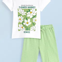 Honeyhap Girls Printed Night suit-image-43