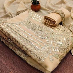 Rangtulika Ethnics Embroidered Unstitched Dress Material-picture-30