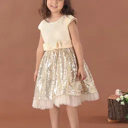 Mark and Mia Girls Floral Printed Fit & Flare Dress-image-70