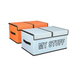 Aura Orange & Grey 2 Pieces Drawer Organisers-32