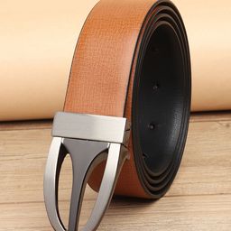 Killer Men Textured Reversible Formal Belt-image-95