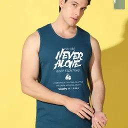 WOOSTRO Men Typography 2 Printed Applique Slim Fit T-shirt-image-56