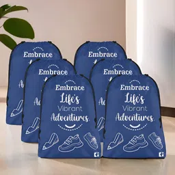 Aura Blue Set of 6 Water Resistant Multi-Utility Organisers-58