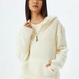 Koton Women Hooded Long Sleeves Pullover Sweatshirt-image-80