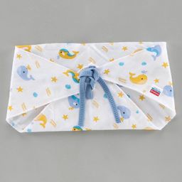 Babyhug Muslin Cloth Nappy Set of 5 Large - Multicolor Printed image 5