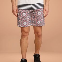 BULLMER Men Printed Mid-Rise Regular Shorts-image-52