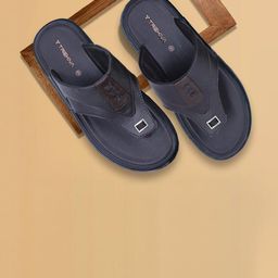 Trekiva Men Brown PU Flip Flops-image-106