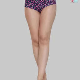 Glamoras Pack Of 2 Printed Mid-Rise Hipster Brief GL-FLORALPANTY-1652-GREEN/BLUE-M-picture-14