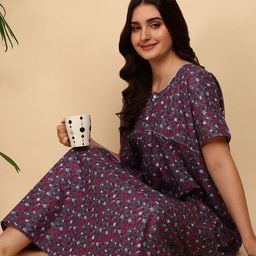 Moda Rapido Printed Maxi Nightdress-picture-35