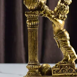 The Gharnish Gold-Toned Makhanchor Bal Gopal Religious Idol Showpiece-image-23