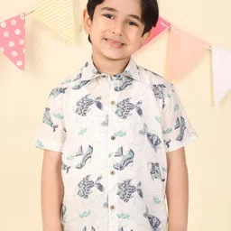Fabindia Boys Printed Casual Shirt-picture-7