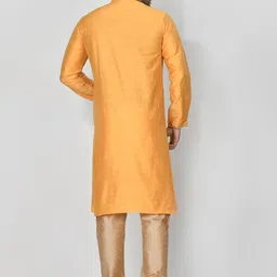 RANAK Men Embroidered Regular Kurta with Pyjamas image 2