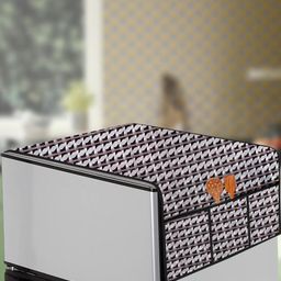 The Furnishing Tree Grey Plastic Refrigerator Cover-image-93