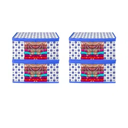 AMAK INC Blue Fabric Multi-Utility Wardrobe Organisers-picture-5