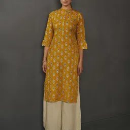 Anouk Women Ethnic Motifs Printed Straight Kurta-image-73