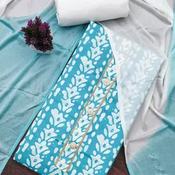 KALINI Printed Unstitched Dress Material-21
