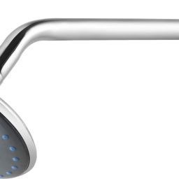 ABS 6x6 Inches Atom Overhead Shower With 9" Inches Arm And Wall Flange (Chrome Finish) Fixed Mount-19
