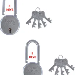 Round 50 LS with 5 Keys, Extra Long Shackle, Double Locking, 7 Lever ( PK-2 ) U Lock-picture-16