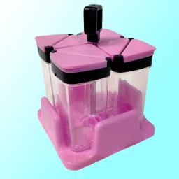 D Salt & Pepper Sprinkler 4in1 with Easy to Carry Dish Sugar Sprinkler Shaker 150 gm-image-65