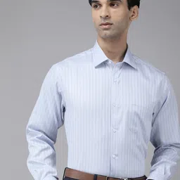 Van Heusen Men Classic Striped Pure Cotton Formal Shirt-picture-9