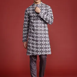 Anouk Printed Regular Pure Cotton Kurta with Trousers-28
