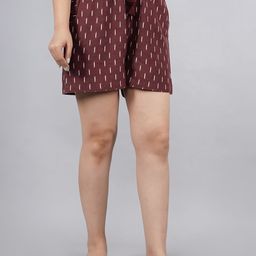JAIPURI COLLECTION Women Mid-Rise Printed Shorts-picture-34