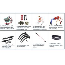 Pro-Range KK Flight Controller Based Q450 Quad Drone Kit image 2