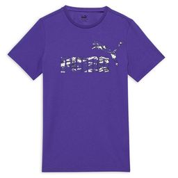Puma Boys ESS CAMO Graphic Brand Logo Pure Cotton T-shirt-image-94