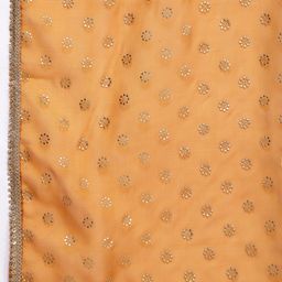 House of Pataudi Floral Printed Regular Sequinned Jashn Kurta with Palazzos & Dupatta image 4