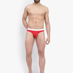 Bruchi CLUB Low Rise Basic Briefs NBRC-ML-FOXY0559-RD-S image 3