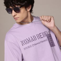 The Roadster Lifestyle Co. Men Printed Pure Cotton Relaxed Fit T-shirt-picture-38
