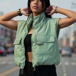 Bewakoof Women Oversized Gilet Jacket-picture-15