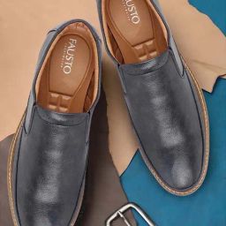 Fausto Men's Navy Formal Loafers-image-82