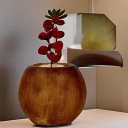 LASAKI Peblo Brown Big Antique Ceramic Planters-image-71