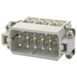 MOLEX Heavy Duty Connector Inserts / Modules HEAVY DUTY INSERT, RCPT, 10POS, 20-14AWG 93601-0137-22