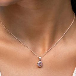 Shaya 92.5 Sterling Silver Rainbow Mist Pendant Necklace for Women-image-38