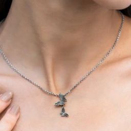 Shaya 92.5 Sterling Silver Chasing My Unexplored Territories Necklace-picture-43