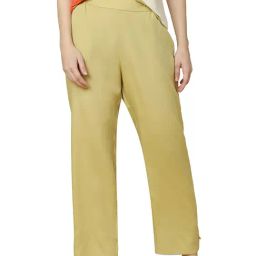 Triumph Yellow Relaxed Fit Pyjama-image-28