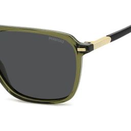 Polaroid Grey UV Protection Rectangular Sunglasses for Men image 3