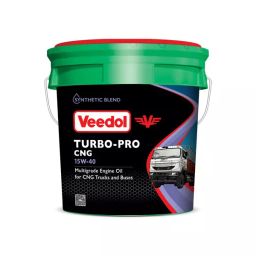 Veedol Turbo Pro CNG 15W-40 11 L Engine Oil For CNG Engine Vehicles, vdtpcng15w40-11 (Bucket of 11 L)-image-42