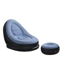 Robustt Lightweight & Portable PVC Inflatable Recliner Sofa, Blue-picture-44