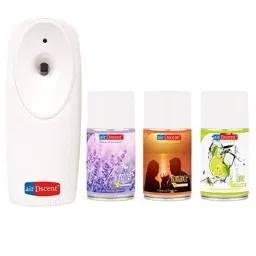 Airdscent Automatic Air Freshener & Refill With Lavender, Romance & Refreshing Lime Fragrance 250 ml Each (Pack of 4)-5