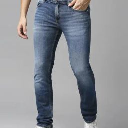 Spykar Blue Slim Fit Low Rise Jeans-image-50