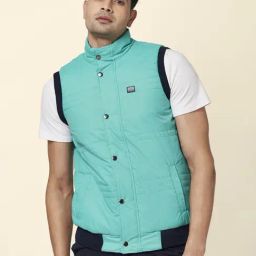 Byford By Pantaloons Sea Green Regular Fit Reversible Jacket-picture-45